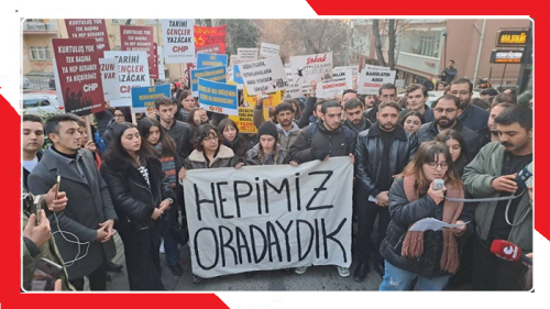 Ankara'da 19 Mart'ın 9'uncu ayında öğrenciler yürüdü